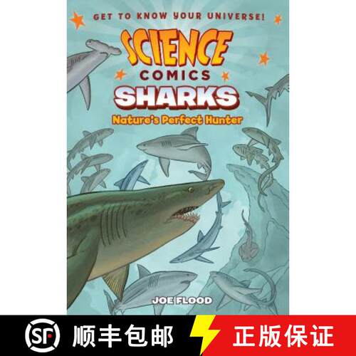 【3-4周达】Science Comics: Sharks: Nature's Perfect Hunter [9781626727885]