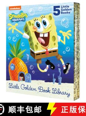 预订 Spongebob Squarepants Little Golden Book Library (Spongebob Squarepants): Mr. Fancypants!; Spong... [9780593900086]