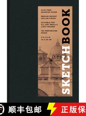 预订 Sketchbook 5.5 X 8 Black Hardcover Mixed Media Sketchbook for Drawing: Acid-Free Quality Paper (... [9781454909286]