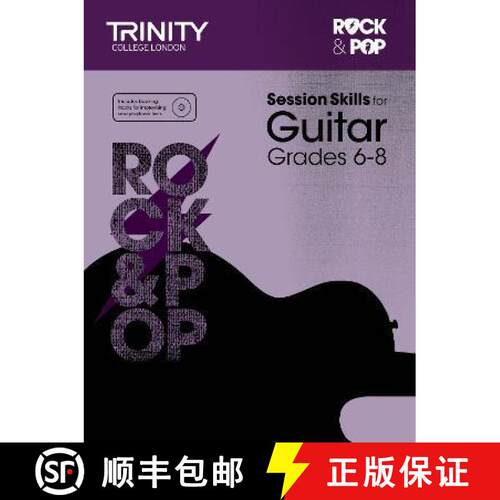 【3-4周达】Session Skills for Guitar Grades 6-8 [9780857364050]