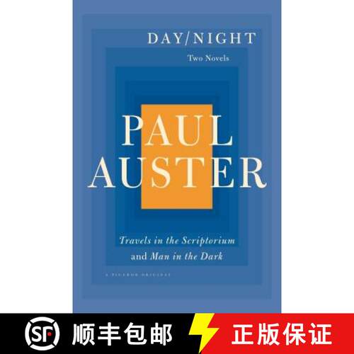 【3-4周达】Day/Night: Two Novels: Travels in the Scriptorium and Man in the Dark [9781250037879]