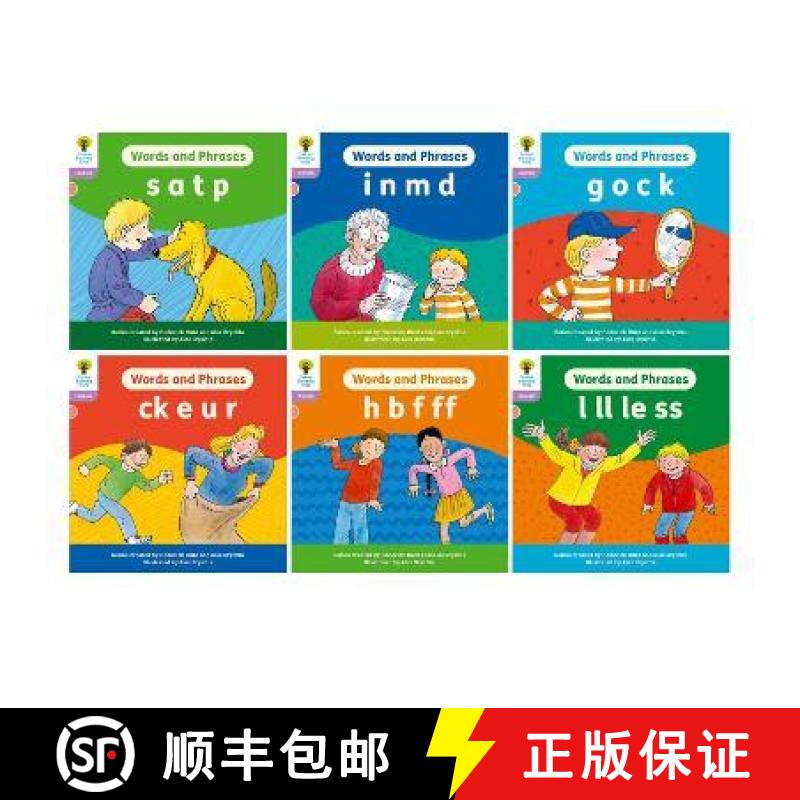 【4周达】Oxford Reading Tree: Floppy's Phonics Decoding Practice: Oxford Level 1+: Mixed Pack of 6 [9781382030311]