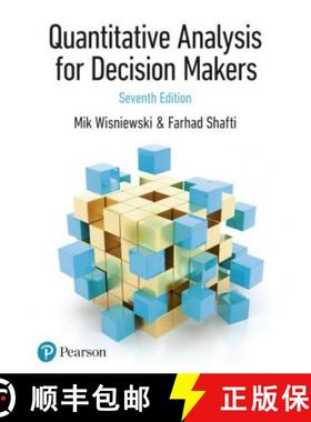 【3-4周达】Quantitative Analysis for Decision Makers, 7th Edition (formerly known as Quantitative Met... [9781292276618]