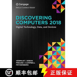 【3-4周达】Discovering Computers, Essentials (C)2018: Digital Technology, Data, and Devices [9781337285117]