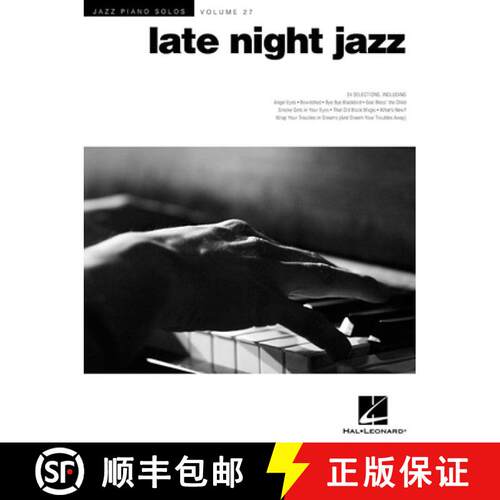 【3-4周达】Late Night Jazz Jazz Piano Solos Volume 27 24 Smooth and Sophisticated Jazz Classics for S... [9781458421005]