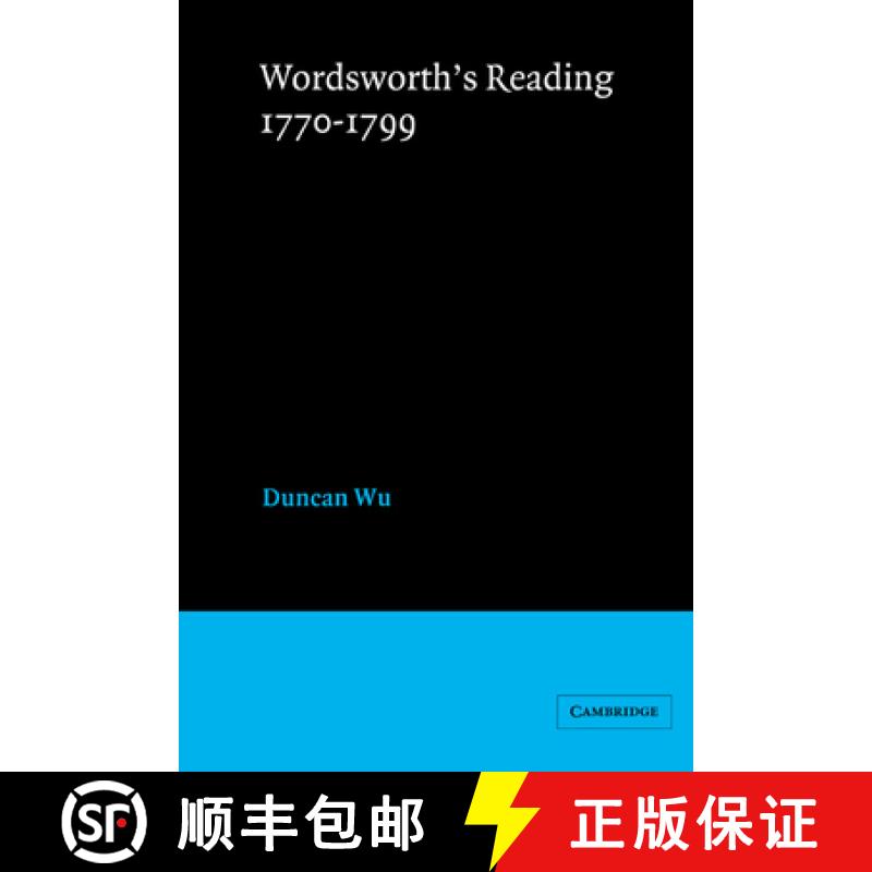 【3-4周达】Wordsworth's Reading 1770 1799 [9780521416009]