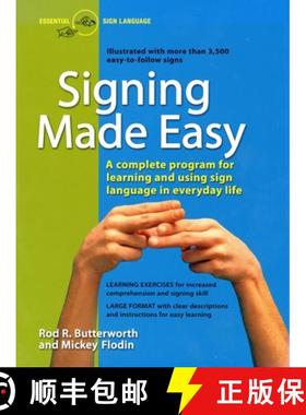 【3-4周达】Signing Made Easy: A Complete Program for Learning Sign Language. Includes Sentence Drills... [9780399514906]