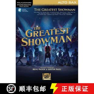 【3-4周达】The Greatest Showman Instrumental Play-Along - Alto Sax Book/Online Audio [With Access Code] [9781540028426]