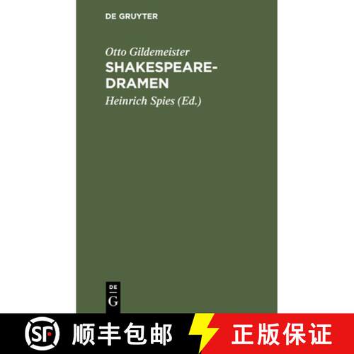【3-4周达】精装 Shakespearedramen – (Romeo und Julia, Othello, Lear, Macbeth). Nachgelassene Überse... [9783112380635]