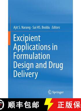 【3-4周达】Excipient Applications in Formulation Design and Drug Delivery [9783319371078]