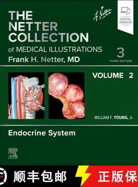 【3-4周达】The Netter Collection of Medical Illustrations: Endocrine System, Volume 2 [9780323881265]