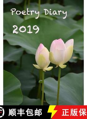 【3-4周达】Poetry Diary 2019 (Paperback) [9781387970483]