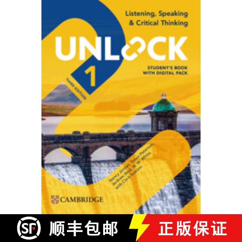 【3-4周达】Unlock Level 1 Listening, Speaking and Critical Thinking Student's Book with Digital Pack ... [9781009797535]