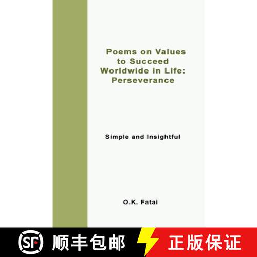 【3-4周达】Poems on Values to Succeed Worldwide in Life - Perseverance: Simple and Insightful [9780473472047]