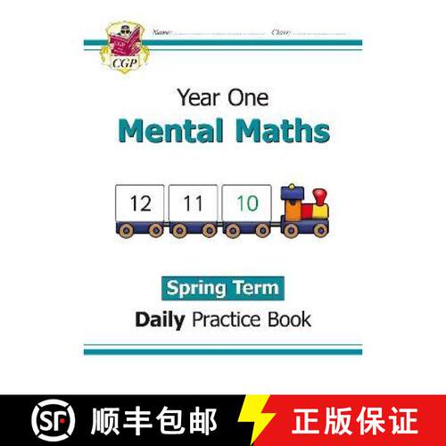 New KS1 Mental Maths Daily Practice Book: Year 1 - Spring Term [9781789087635]