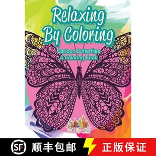 Cartoon 9781683237969 3周达 Book Butterflies Coloring Relaxing