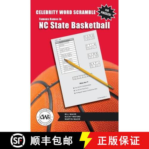 【3-4周达】Celebrity Word Scramble Famous Names in NC State Basketball [9798994098271]