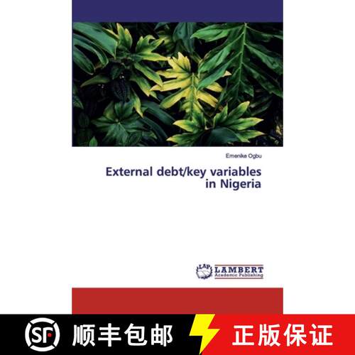 预订 External debt/key variables in Nigeria [9786200315267]