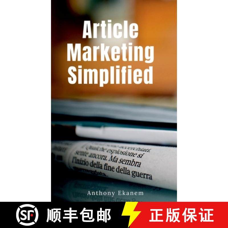 【3-4周达】Article Marketing Simplified [9798885211499]