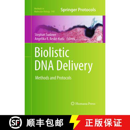 【3-4周达】Biolistic DNA Delivery : Methods and Protocols (Softcover reprint of the original 1st ed. ... [9781493960682]