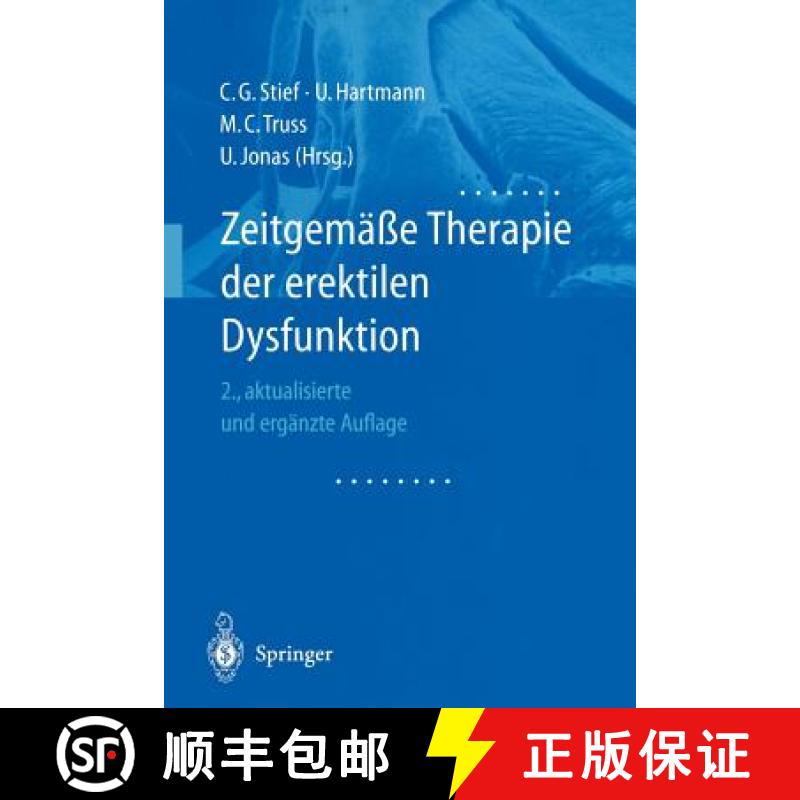 【3-4周达】Zeitgemäße Therapie Der Erektilen Dysfunktion [9783540424437]
