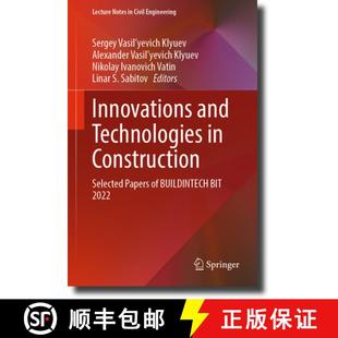 and Buildintech 2022 Innovations 4周达 Papers Construction 9783031204586 Bit Technologies Selected