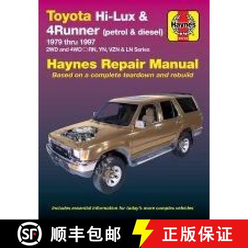 【3-4周达】HM Toyota Hi Lux 2&4wd 4 Runne D&P 79-97 [9781620922958]