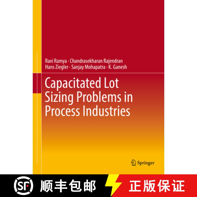 【3-4周达】Capacitated Lot Sizing Problems in Process Industries [9783030012212]