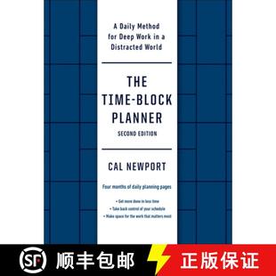 Work Method Daily World Distracted 9780593545393 Planner 4周达 Deep The Second Time for Edition Block