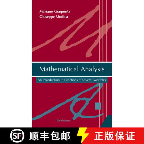 【3-4周达】精装 Mathematical Analysis : An Introduction to Functions of Several Variables [9780817645090]