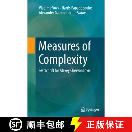 【3-4周达】Measures of Complexity : Festschrift for Alexey Chervonenkis (Softcover reprint of the ori... [9783319357782]