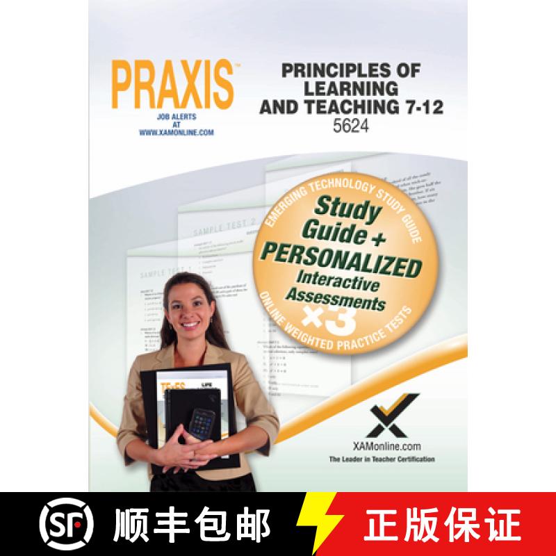 【3-4周达】Praxis Principles of Learning and Teaching 7-12 5624 Book and Online [9781607874386]