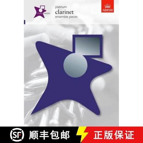 【3-4周达】Music Medals Platinum Clarinet Ensemble Pieces [9781860965012]