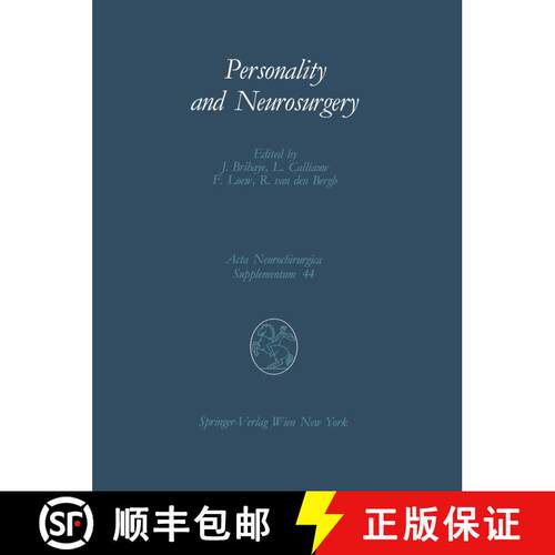 【3-4周达】Personality and Neurosurgery : Proceedings of the Third Convention of the Academia Eurasia... [9783709190074]