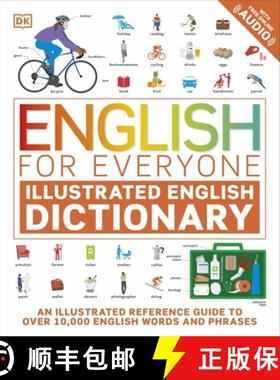 【3-4周达】English for Everyone Illustrated English Dictionary with Free Online Audio : An Illustrate... [9780241543788]