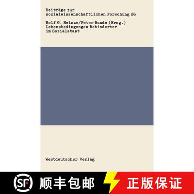 【3-4周达】Lebensbedingungen Behinderter im Sozialstaat [9783531115887]
