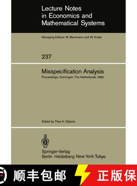 【3-4周达】Misspecification Analysis : Proceedings of a Workshop held in Groningen, The Netherlands D... [9783540138938]