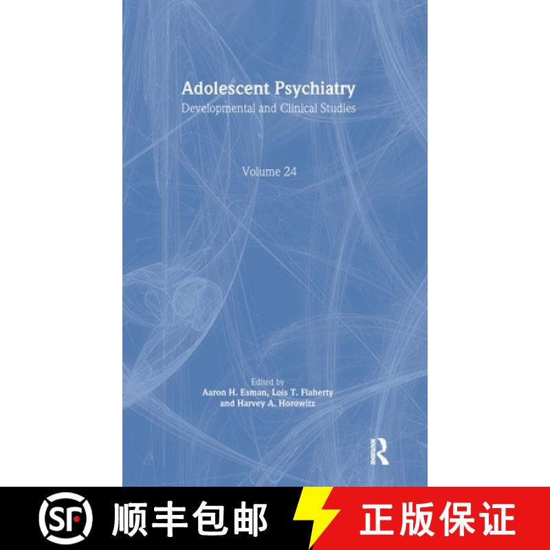 【3-4周达】Adolescent Psychiatry, V. 24: Annals of the American Society for Adolescent Psychiatry [9780881631982]