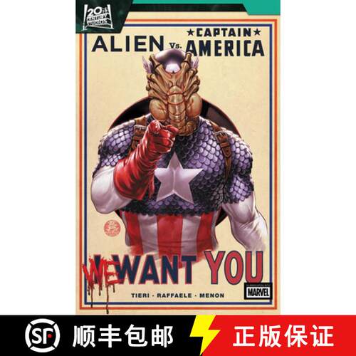 【3-4周达】Alien vs. Captain America [9781302967369]