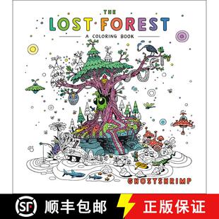 【3-4周达】The Lost Forest: A Coloring Book [9780593712597]