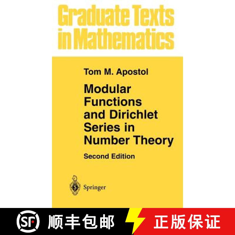 【3-4周达】Modular Functions and Dirichlet Series in Number Theory [9780387971278]