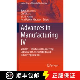 Advances 9783031564659 Sustaina... 4周达 Mechanical Manufacturing Digitalization Engineering Volume