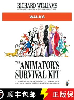 【3-4周达】Animator's Survival Kit: Walks: (Richard Williams' Animation Shorts) [9780571358410]