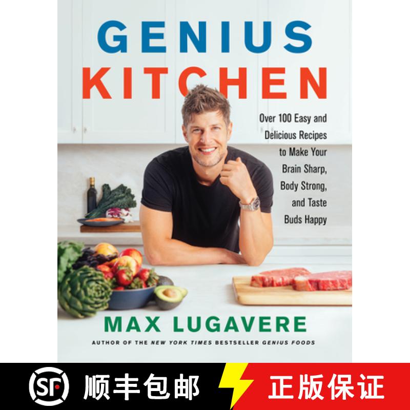 【3-4周达】Genius Kitchen: Over 100 Easy and Delicious Recipes to Make Your Brain Sharp, Body Strong,... [9780063022942]
