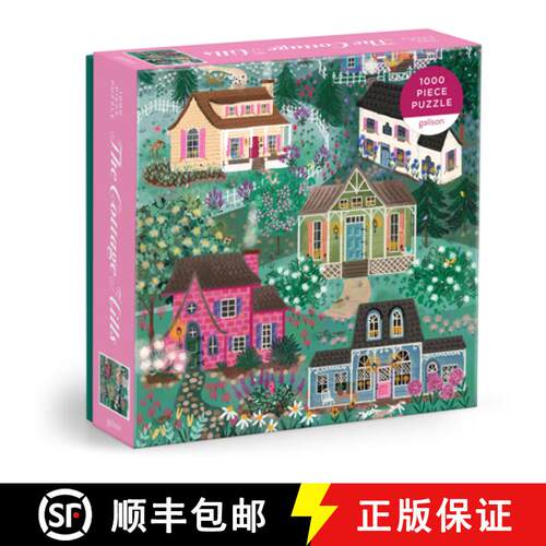 【3-4周达】Joy Laforme The Cottage Hills 1000 Piece Puzzle in a Square Box [9780735383562]