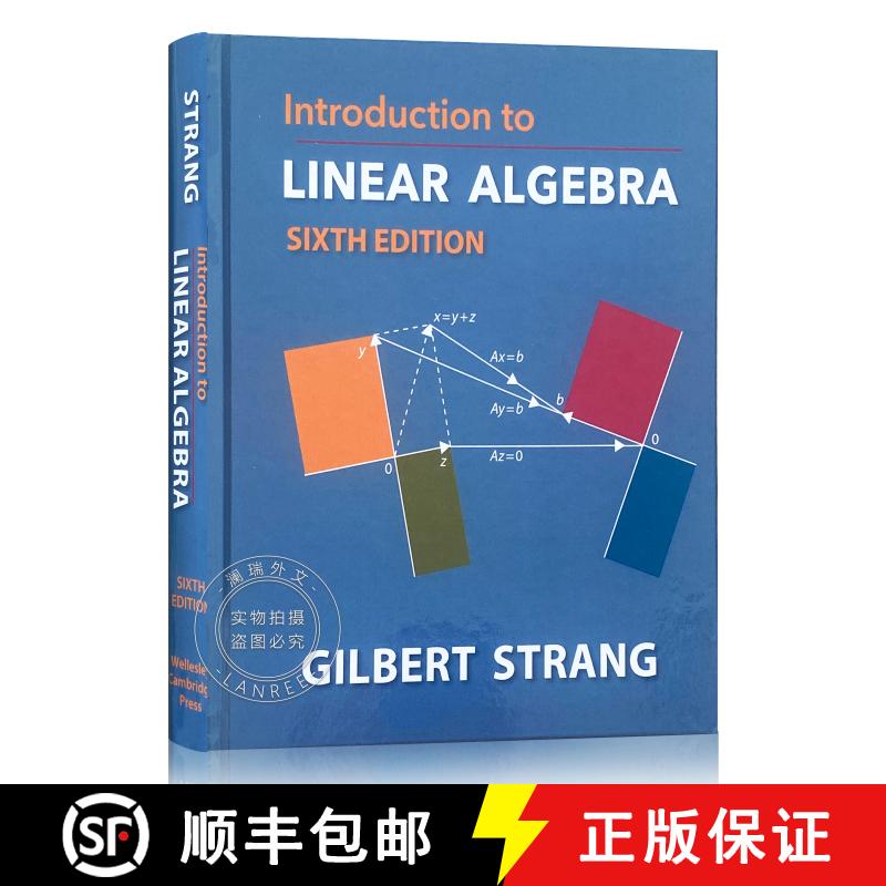 现货 线性代数导论 第六版 Introduction to Linear Algebra [9781733146678]