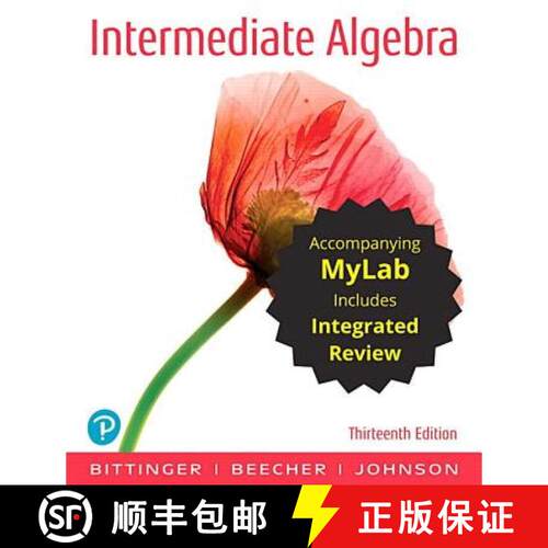 【3-4周达】精装 Intermediate Algebra with Integrated Review Plus Mylab Math with Pearson Etext -- Acc... [9780135308141]