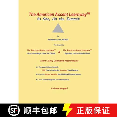 【3-4周达】The American Accent Learnway  As One, On the Summit [9798985085563]