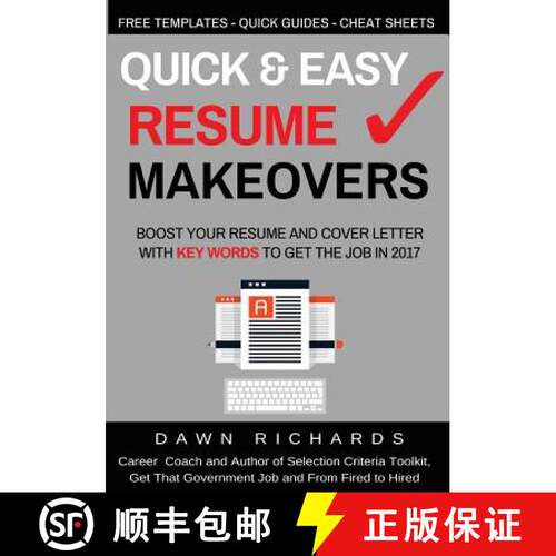 【3-4周达】Quick & Easy Resume Makeovers: Boost your Resume and Cover Letter with Key Words to Get th... [9780975724538]
