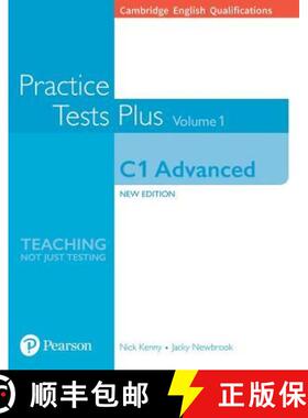 【3-4周达】Cambridge English Qualifications: C1 Advanced Volume 1 Practice Tests Plus (no key) [9781292208718]
